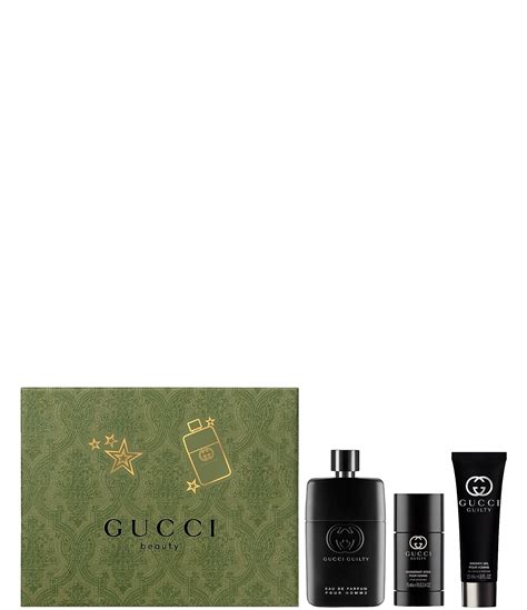 gucci guilty black gift set|gucci guilty gift set men's.